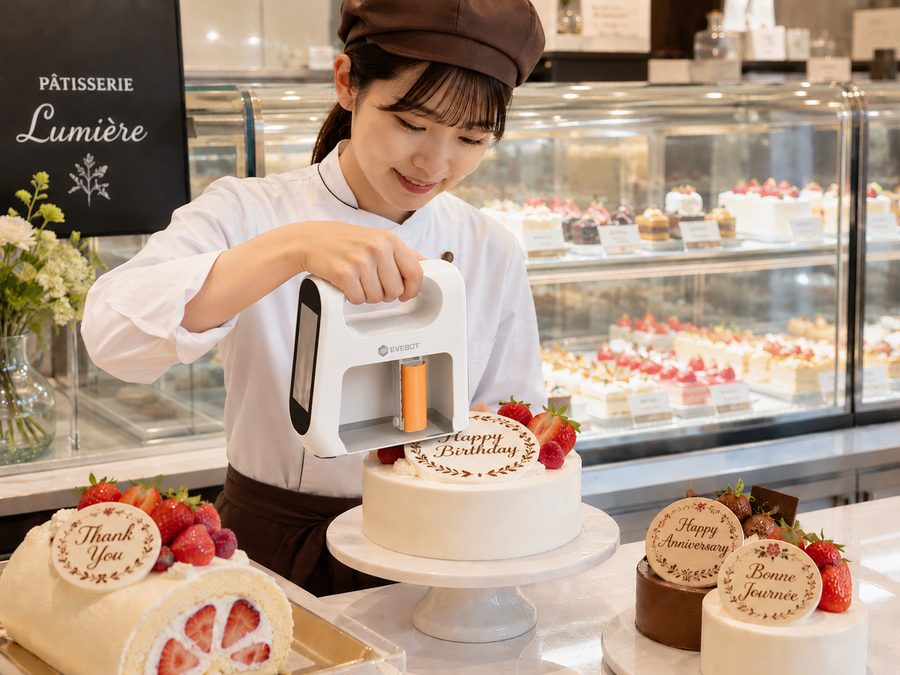 ケーキへのプリント